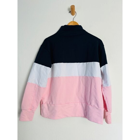 Addison Bay Women's Medium Varsity 1/4 Zip Pullover - Picture 6 of 12